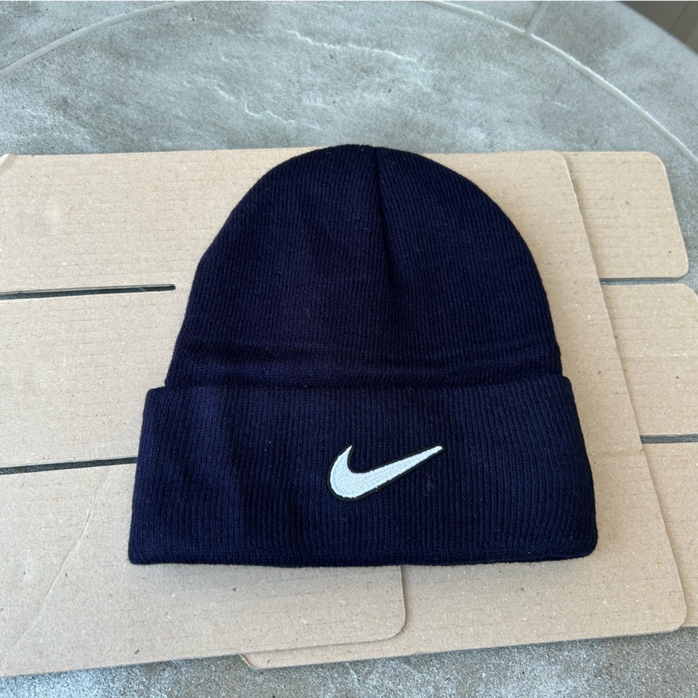 Nike Navy Blue Beanie Unisex Cap